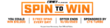 Awesome Prizes in ECS Tuning Spin and Win
