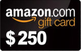Win A $250 Amazon Giftcard