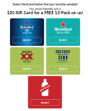 $25 Gift Card for a FREE 12-Pack on us!