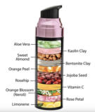 Free Sample of Pinkizh pink clay mask with vitamin C, aloe vera, and select botanical essential oils