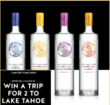  Win a trip for 2 to Lake Tahoe, a sweater, a blanket or a beanie!