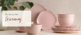 Win Chateau Pink 24 Piece Dinnerware Set
